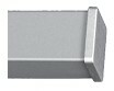 Silver end cap (metal) (not suitable with top fixed brackets) (+$ 40.00)