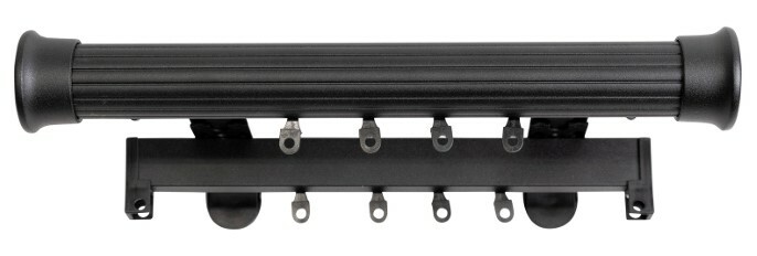 Matisse 35mm Reeded Glide Rod & Ultraglide Track - Hand or Cord Drawn