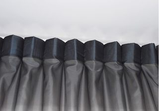 Detail of limit pleats