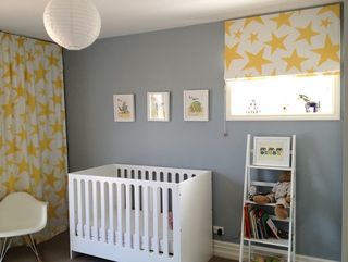 Pencil pleat curtains with roman blind