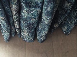 Velvet curtains