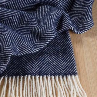 Magnus Navy Throw
